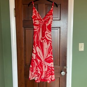 Bcbg Maxazria midi length 100% silk dress, size 4